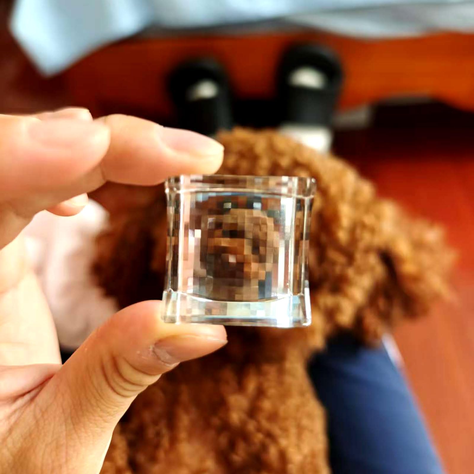 Pixel Glasses Funny Pixelated Lens Optical Photography Prisms